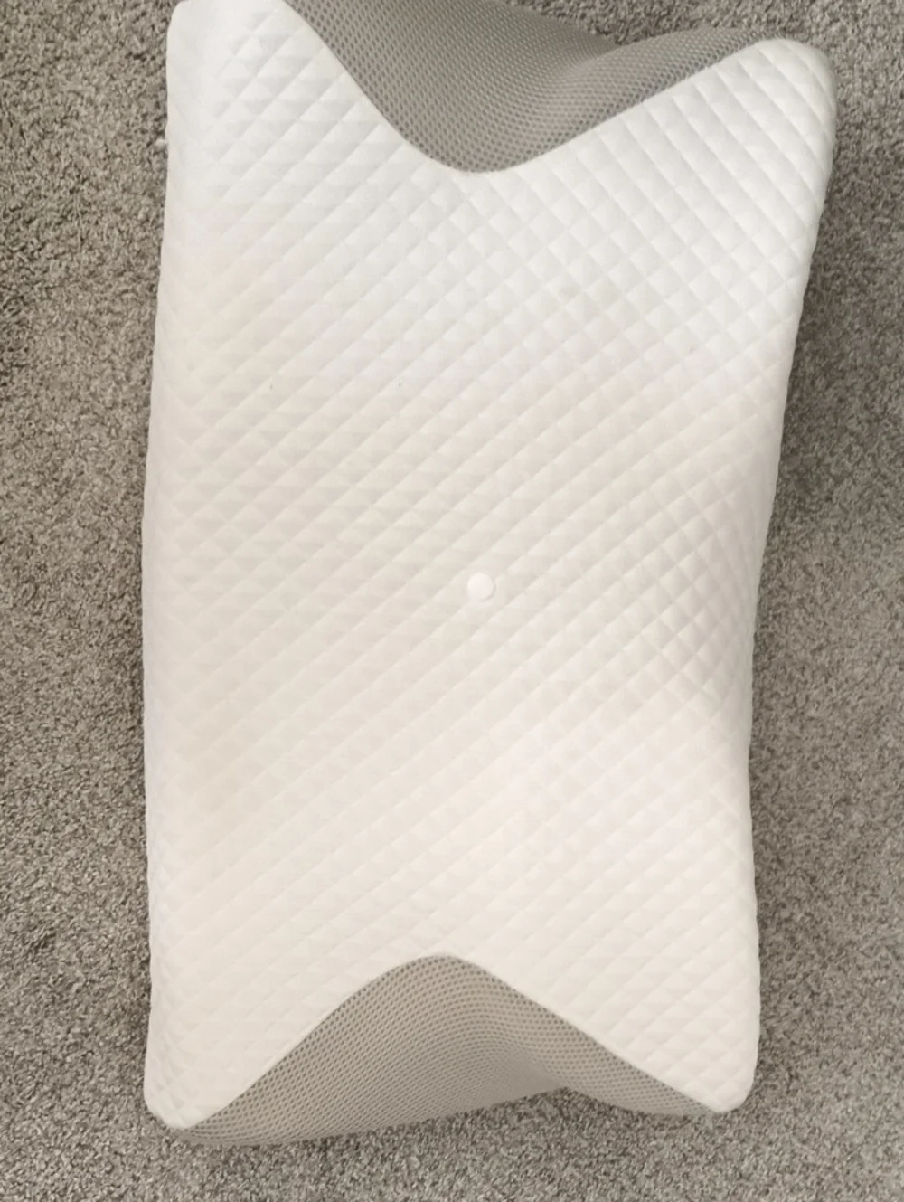 White Contour Memory Foam Neck  Pillow - Brand: